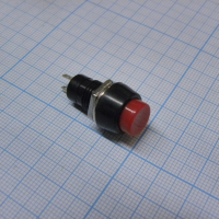 PBS-20A-2/R Кнопка ON-OFF 1A 250VAC круглая M10 с фиксацией красная Jietong pe78962 фото