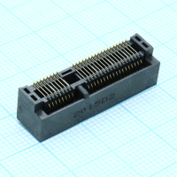 1759503-1 Разъем PCI Express Card Edge SKT 52 контакта 0.8мм угловой для поверхностного монтажа лента на катушке TE Connectivity pe370290 фото