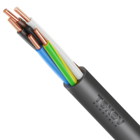 Кабель TOKOV ELECTRIC ВВГнг(А)-LS 5х1.5 ОК (N PE) 0.66кВ (м) УТ000028407 TOKOV ELECTRIC pe1059443 фото
