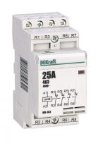 Контактор модульный МК-103 4НЗ 20А 230В DEKraft 18063DEK DEKraft pe1066355 фото