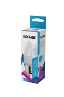 Лампа светодиодная 7.5Вт свеча 4500К бел. E27 220В КОСМОС LkecLED7.5wCNE2745 Космос pe576115 фото