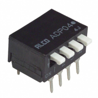1571999-6 Переключатель DIP 4 позиции 24В 0,1А, 2.54mm, угловой TE Connectivity pe331636 фото
