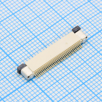 DS1020-09-33VB8B-R FPC разъем для шлейфа на плату, поверхностный монтаж 33pin, шаг 0.5мм (контакты сверху) CONNFLY pe761460 фото