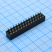 DS1026-05-2X14S8BV Гнездо на плату 2x14 конт., шаг 2.00мм, высота 4.3мм, позолоч. CONNFLY pe391284 фото