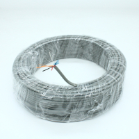CCC-4G Кабель коммуникационный  4 провода, бухта 50м, экранированный, 28AWG, серый, цена за 1м. BrownBear pe386933 фото