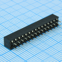 DS1026-05-2X15S8BV Гнездо на плату 2x15 конт., шаг 2.00мм, высота 4.3мм, позолоч. CONNFLY pe391285 фото