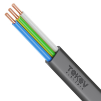 Кабель TOKOV ELECTRIC ВВГ-Пнг(А)-LS 3х2.5 ОК (N PE) 0.66кВ (м) УТ000028391 TOKOV ELECTRIC pe1012086 фото