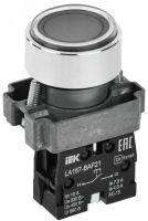 Кнопка LA167-BAF21 d=22мм 1з черная BBT20-BAF21-1-22-67-K02 IEK pe846454 фото