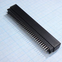 L-KLS1-603C-62-S Слот 62 контакта, 2,54мм.  3А  для монтажа на плату KLS pe301431 фото