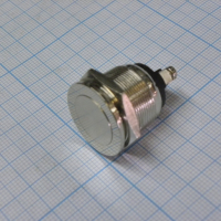 PBS-28B-2 кнопка антивандальная 2A 250VAC, 50000 Cycles, -25℃~+85℃, IP66, M19*0.75mm OFF-(ON) Jietong pe122487 фото