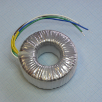 58-0200-024-S Тороидальный трансформатор 200ВА 230В 24В 8,333A (115x49мм) TALEMA pe122743 фото