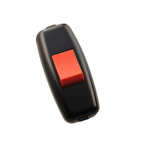Выключатель для бра Accessories навесной черн./красн. 715-1121-611 Lezard pe658040 фото