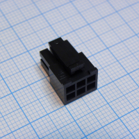430250600 Корпус разъема, двухрядный, Серия Micro-Fit 3.0, розетка, 6 вывод(-ов), 3 мм Molex pe341880 фото