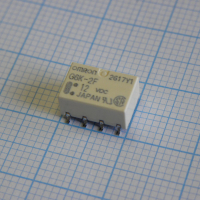 G6K-2F-12DC Реле сигнальное 12В 1А DPDT две группы контактов на переключение (10x7.8x5.2)mm SMD OMRON pe347768 фото