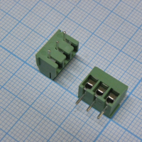 DG350-3.5-03P-14-00A(H) Винтовой клеммный блок с защитой провода, 3 контакта. Серия DG350-3.5 Degson pe96120 фото
