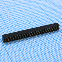 DS1026-05-2X24S8BV Гнездо на плату 2x24 конт., шаг 2.00мм, высота 4.3мм, позолоч. CONNFLY pe391288 фото