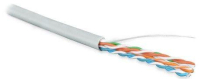 Кабель витая пара U/UTP кат.5E 4х2х24AWG solid LSZH нг(А)-HF UUTP4-C5E-S24-IN-LSZH-GY-305 сер. (м) 42045 Hyperline pe577145 фото