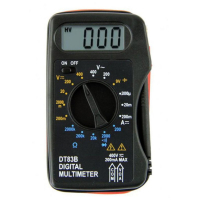 DT-83B Мультиметр цифровой с интегрированными щупами для измерения постоянного, переменного напряжения, постоянного тока, сопротивления и тестирования диодов. S-Line pe159354 фото