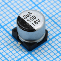 TS13CA1C101MFT000R SMD Конденсатор алюминиевый электролитический 16В, 100мкФ ±20%, размер 6.3 X 5.8мм, 0.44 Ом, 230мА, 2000ч, 105С SUNTAN pe684922 фото