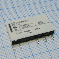 FTR-LYCA005V Реле силовое, 5VDC 6A SPDT(28x5x15)mm THT FCL pe302458 фото