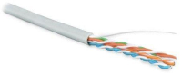 Кабель витая пара U/UTP кат.5E 4х2х24AWG solid PVC UUTP4-C5E-S24-IN-PVC-GY-305 сер. (м) 41903 Hyperline pe577146 фото
