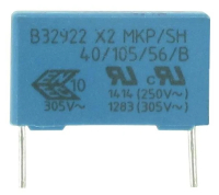 B32932A3224M000 Конденсатор помехоподавляющий пленочный X2 15мкФ ±20% 305В переменного тока радиальный шаг 37.5мм TDK pe997499 фото