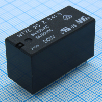 NT75-2-C-Z-8-DC5V-0.41-5.0 Реле силовое 8А две группы на переключение катушка 5В 0.41Вт FORWARD pe603260 фото