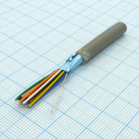CCC25GG Кабель коммуникационный 25 проводов, бухта 50м, экранированный, 28AWG, серый, цена за 1м. BrownBear pe386941 фото