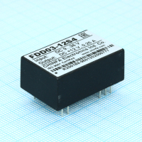 FDD03-12S4 DC-DC, 3Вт, вход 9…36В, выход 12В/250мА, изоляция 1500В DC, корпус DIP24, 31.8х20.3х12.7мм, -40°С…+71°С CHINFA pe138878 фото