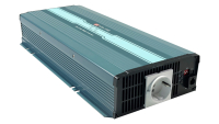 NTS-1700-224EU DC-AC 1700Вт, Рпик=2550Вт(10сек), Uвх=20…33В DC, Uвых=200/220/230/240В АС, f=50/60 Гц, КПД=92%, КНИ<3%, изоляция 3000В AC, в кожухе 400x184x70мм, -25…+70°С, RS-232, выход розетка EU Mea pe678526 фото