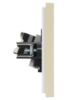 FORTE&PIANO Розетка двойная RJ11+RJ45 кат.5E FP435 ваниль IEK FP-KT20-O-1-K10 IEK pe825214 фото