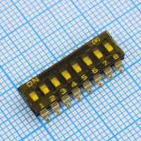 DS1040-02-08SBWR DIP-переключатель SMD-монтаж, 8 позиций, шаг 2,54, с утопленным движком CONNFLY pe772991 фото