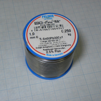 Припой Sn60Pb39Cu1 RA   1мм 250г акт. FELDER pe130943 фото