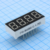 FYQ-3641BUG-11 4-х разрядный индикатор 9,2мм/зеленый/570нм/30-80мкд/ОА FORYARD pe680064 фото