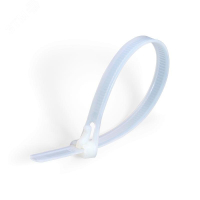 Стяжка нейлоновая КСР 7.5x300 (бел) (100шт) 60632 Fortisflex pe830080 фото
