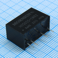 H0505S-1WR2 Преобразователь DC/DC на печатную плату изолированный 1Вт вход 5В выход 5В 200мА макс. емк. нагрузка 1000мкФ КПД 82‰ MORNSUN pe541057 фото