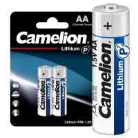 Элемент питания литиевый AA/FR6 1.5В Lithium FR6-BP2 BL2 (уп.2шт) 15241 Camelion pe767617 фото