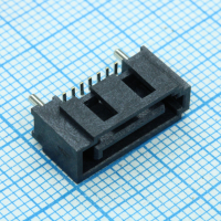 678005005 Разъем SATA вертикальный 7 выводов для поверхностного монтажа Molex pe461186 фото