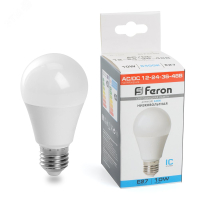 Лампа светодиодная низковольтная LED 10вт 12-24-36-48в Е27 дневной 48732 Feron pe802178 фото