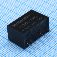 H1205S-1WR2 Преобразователь DC/DC на печатную плату 1Вт, вход 12 (10.8…13.2)В, выход 5В/200мА, изоляция 6000В DC, КПД 73% -40…+85°C MORNSUN pe541058 фото