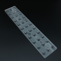 ALHB290D33LED60G Групповая прямоугольная линза 33 светодиодов 2835/3030/5630, эфф=93%, 60°, 290,1x мм H:8мм, PMMA ASAHI OPTICS pe544131 фото