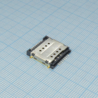 115H-BA00 Двойной держатель Mini SIM карты -40°С...+85°С Attend pe355715 фото
