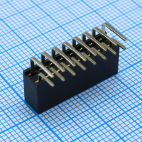 DS1024-2X8R2 Гнездо на плату угловое 2x8 конт., шаг 2.54 мм., длина 8.5мм CONNFLY pe391299 фото