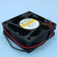 YDH6020C12 Вентилятор 12В 60х60x20 C, 2.16W, 5000 об/мин, 32.2м3/час, 36.8дБ, подшипник скольжения CycleSeal, тип вывода - провод YCCFAN pe529284 фото