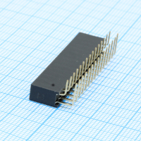 DS1024-2X15R2 Гнездо на плату угловое 2x15 конт., шаг 2.54 мм., длина 8.5мм CONNFLY pe391300 фото