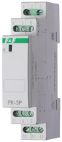 Реле промежуточное PK-3P (монтаж на DIN-рейке 35мм 220В 50Гц 3х8А 3NO/NC IP20) F&F EA06.001.023 Евроавтоматика F&F pe662662 фото