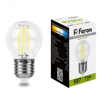 Лампа светодиодная LED 11вт Е27 белый шар FILAMENT 38016 Feron pe801926 фото