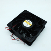YDM1238S12J Вентилятор 12В 120х120x38 S 3200 об/мин, 251.2м3/час, 51.9дБ, подшипник скольжения, тип вывода - провод YCCFAN pe514694 фото