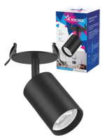 Светильник светодиодный FixtGU10_001Black GU10 встраив. поворотн. черн. KFixtGU10_001Black Космос pe578951 фото