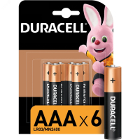 Элемент питания LR03-6BL BASIC (6/60/33840) Б0014858 DURACELL pe818824 фото